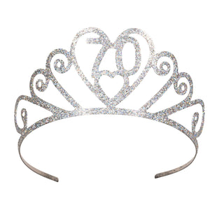 Glittered 70th Birthday Tiara