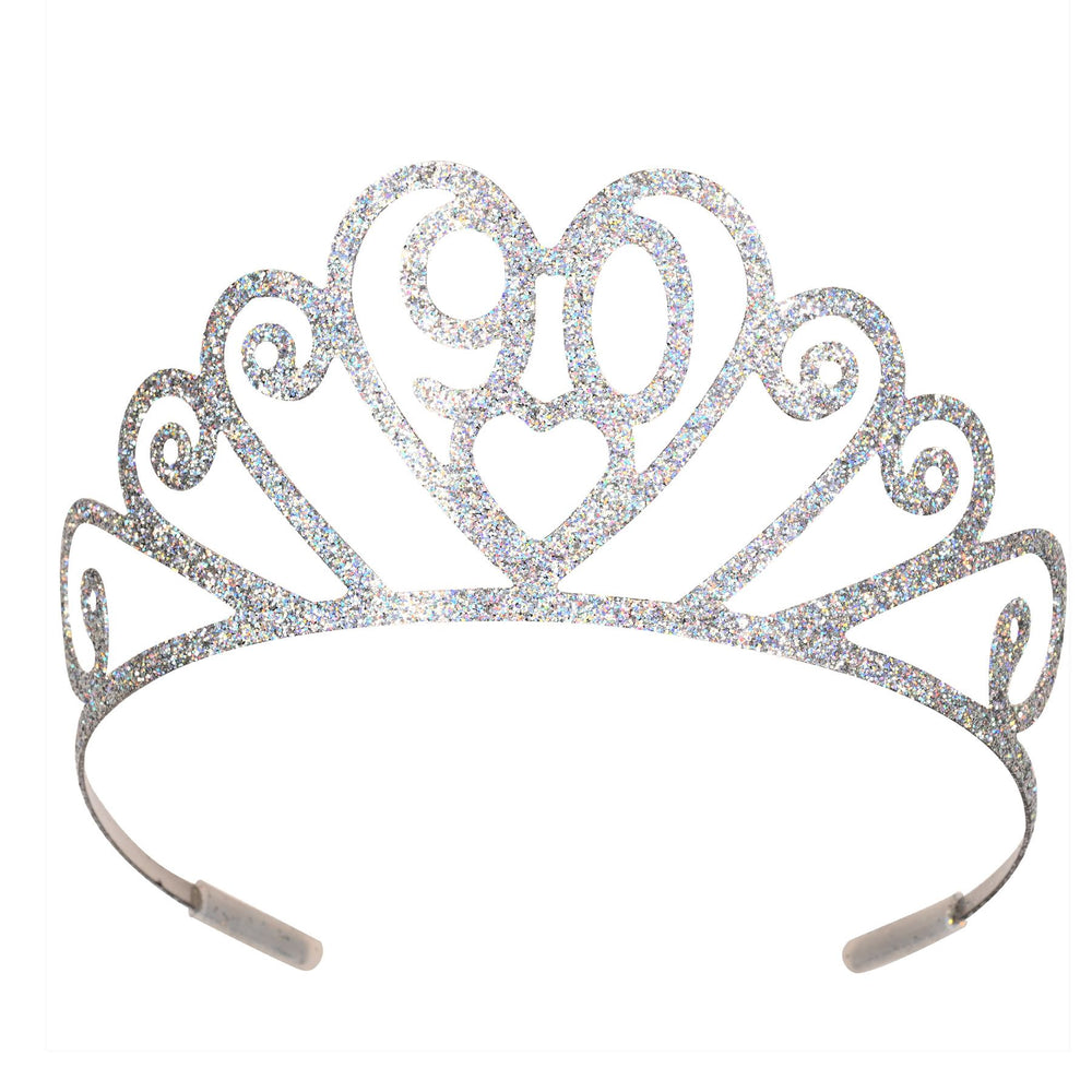 Glittered 90th Birthday Tiara