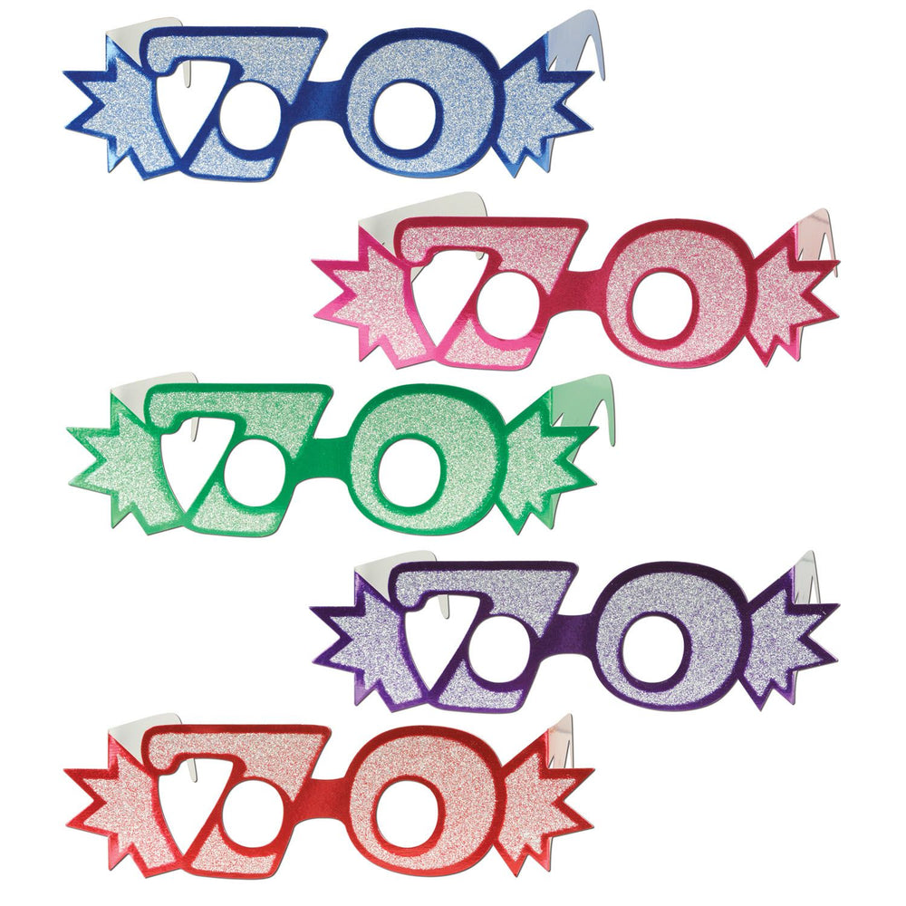Glittered Foil Eyeglasses 70