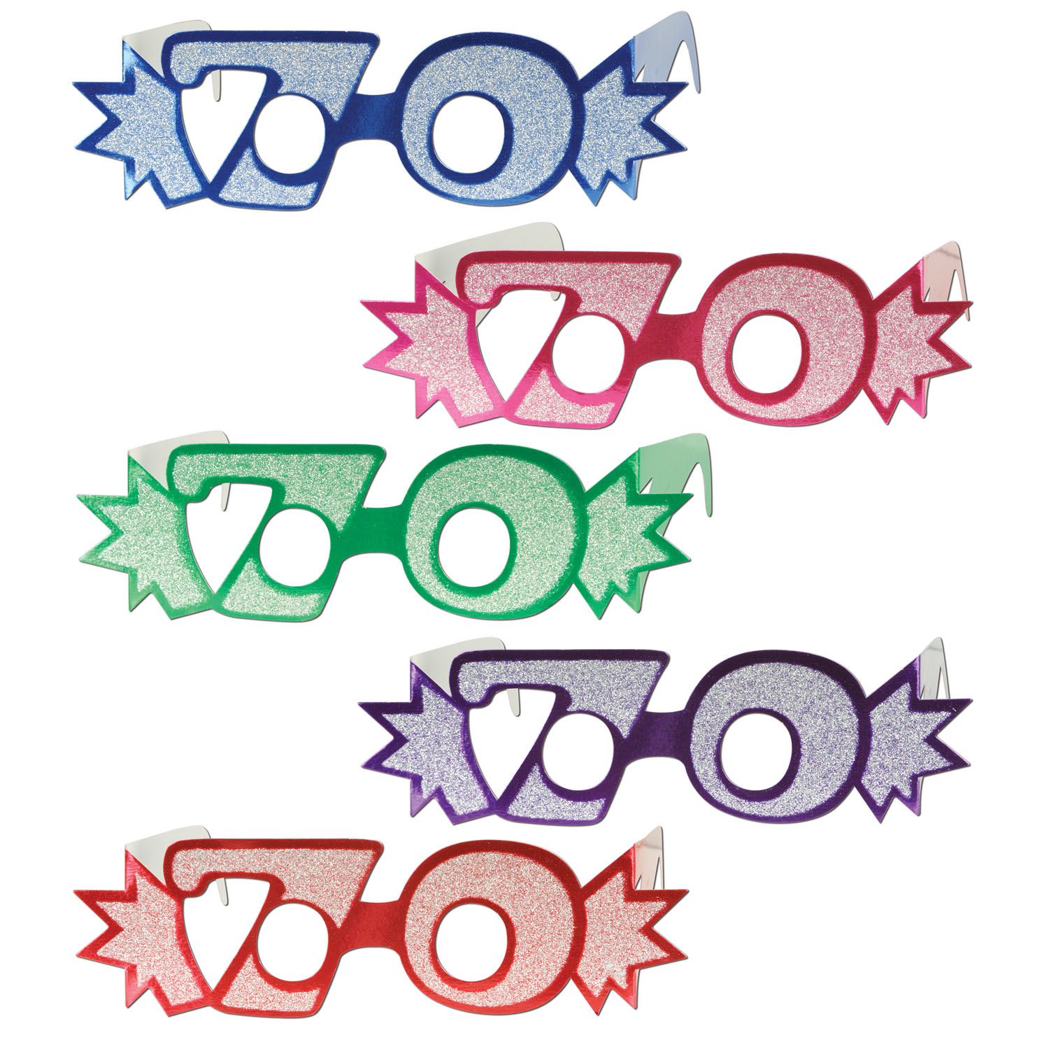 Glittered Foil Eyeglasses 70