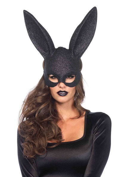 Black Rabbit Half Mask