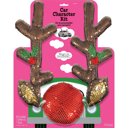 Glitzy Reindeer Car Kit  | Christmas