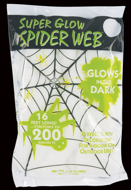 200 sq. ft of glowing web