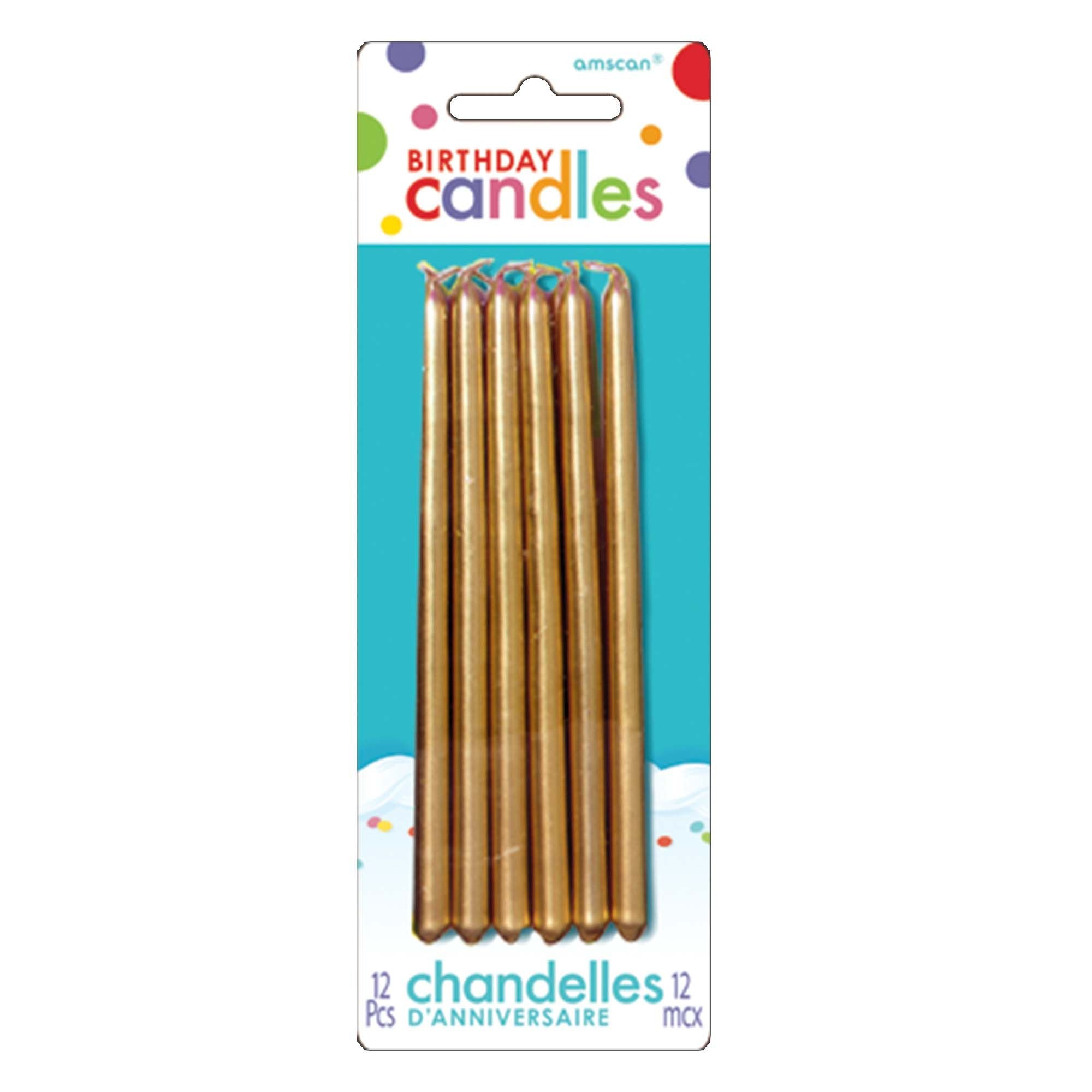Gold Mini Taper Candles | Candles