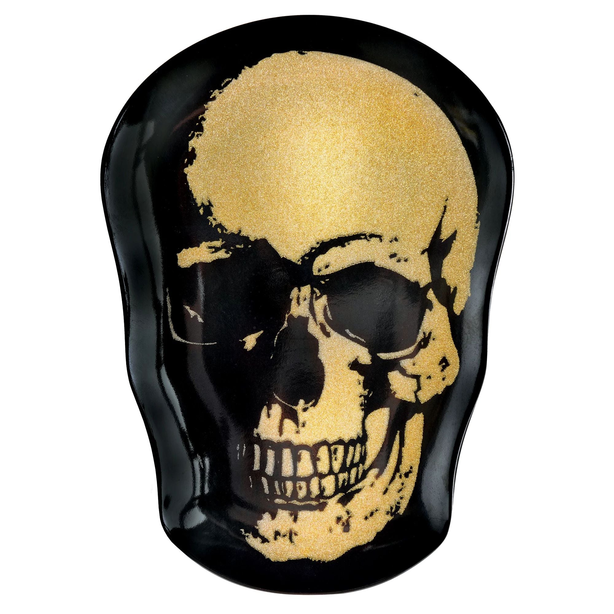 Gold Skull Platter | Halloween