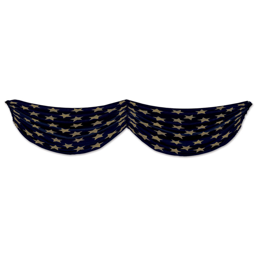 Gold Stars Fabric Bunting