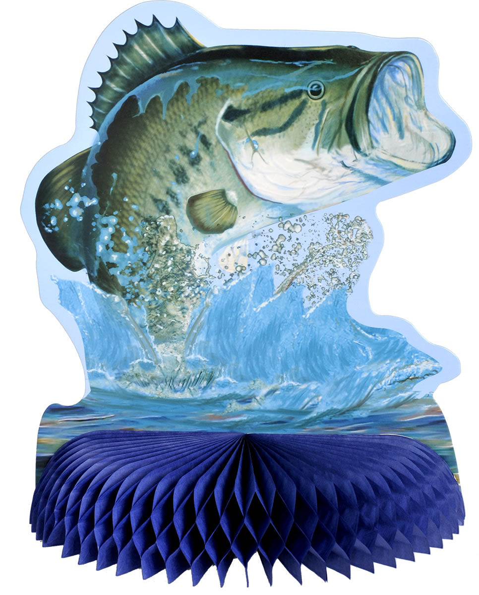Gone Fishin' Honeycomb Centerpiece | Retirement