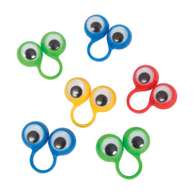 Googly Eyes Finger Puppet Favors 8ct