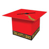 Grad Cap Card Box  - Red