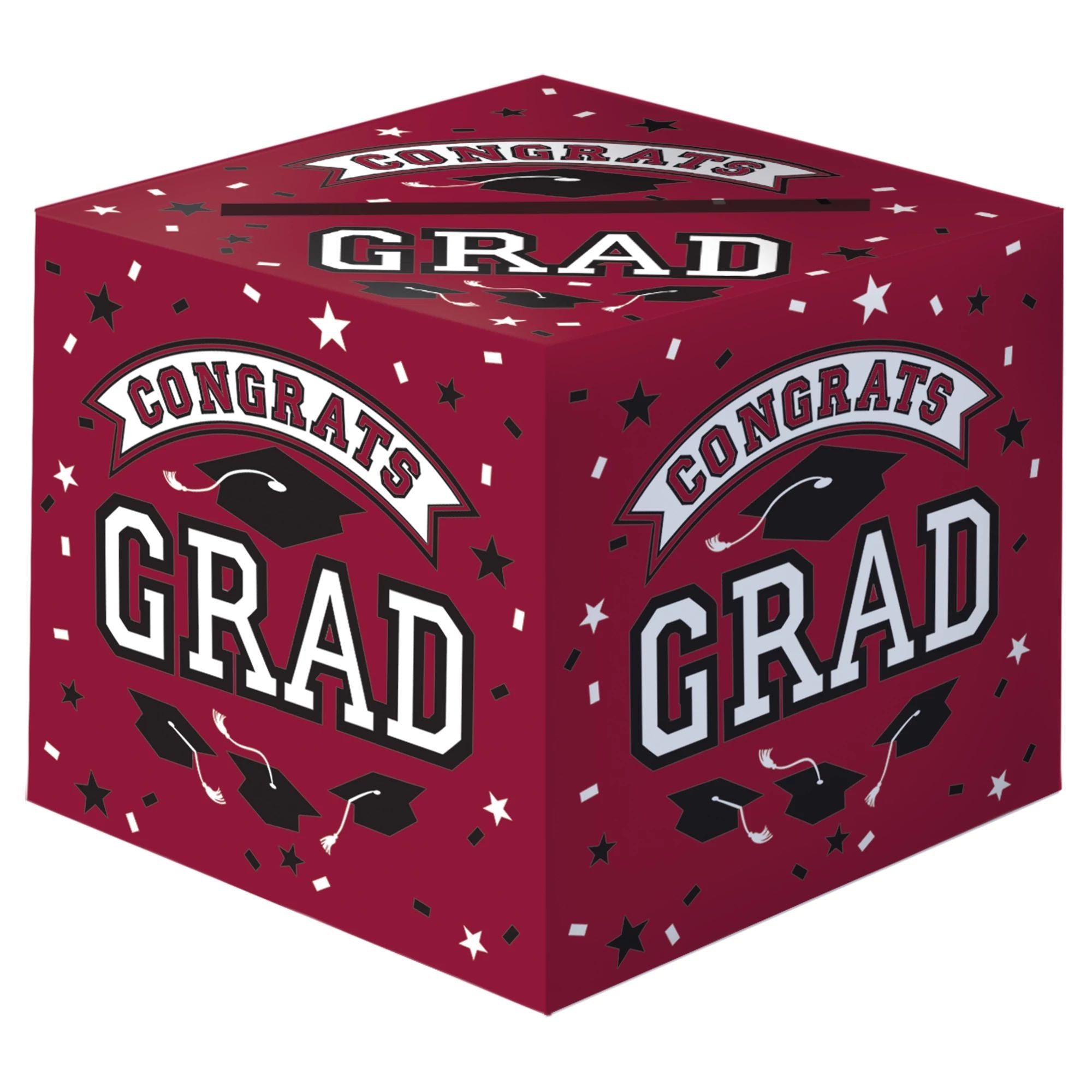 Grad Cardholder Box - Maroon