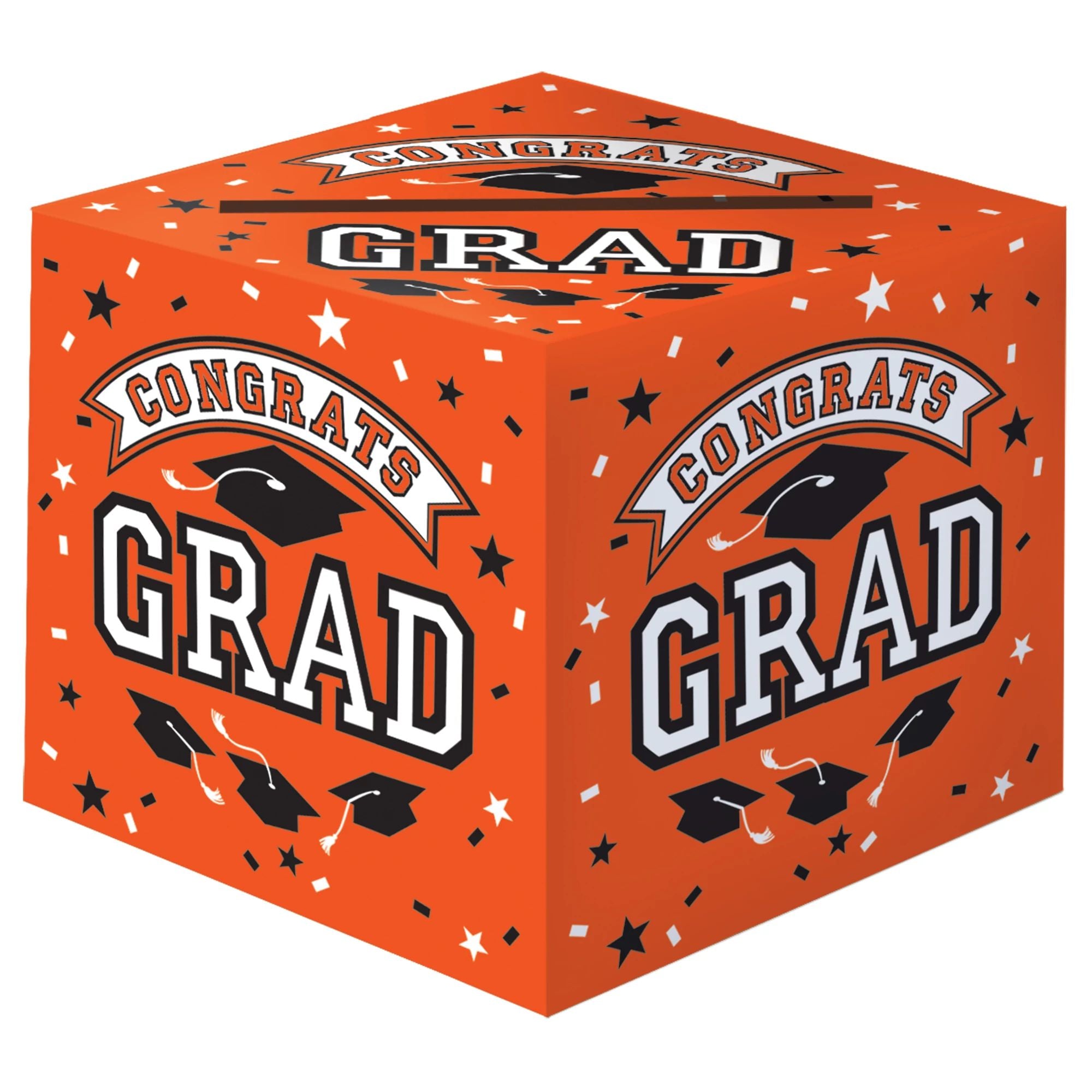 Grad Cardholder Box - Orange | Graduation Grad Cardholder Box - Orange | Graduation