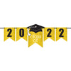 Grad Personalized Glitter Paper Letter Banner Kit - Yellow