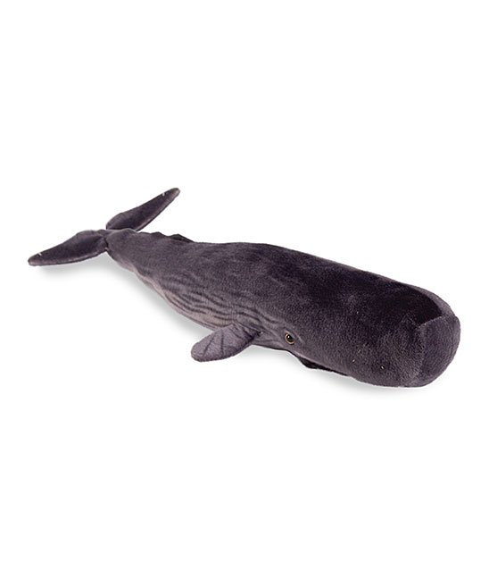 Gray Sperm Whale Plush Toy | Real Planet