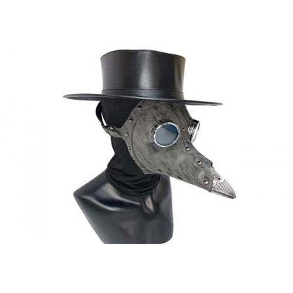 Gray Steampunk Plague Doctor Mask