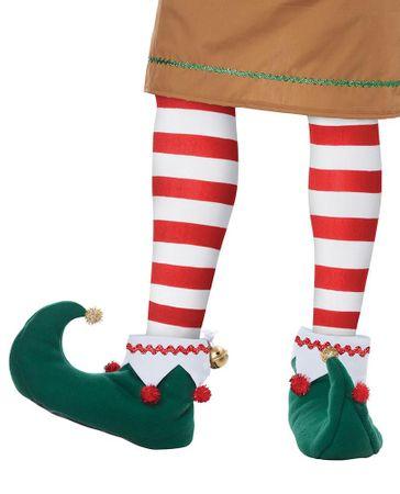 Pompom Jingle Bell Elf Shoes
