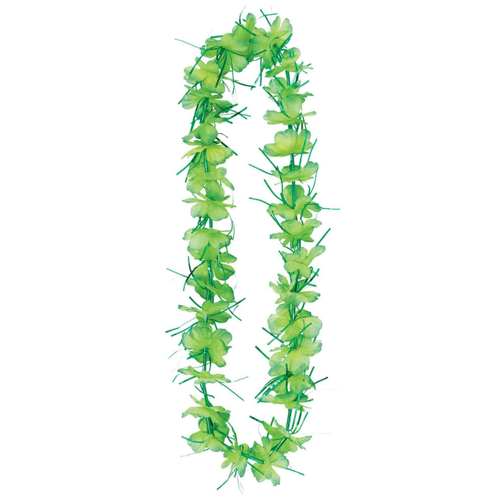 Green Tinsel Lei