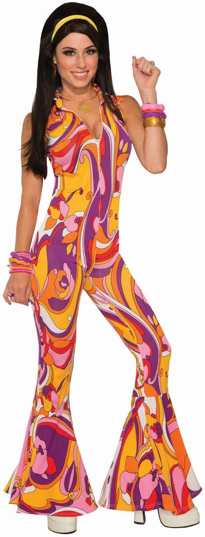 Multi colored swirl jumpsuit