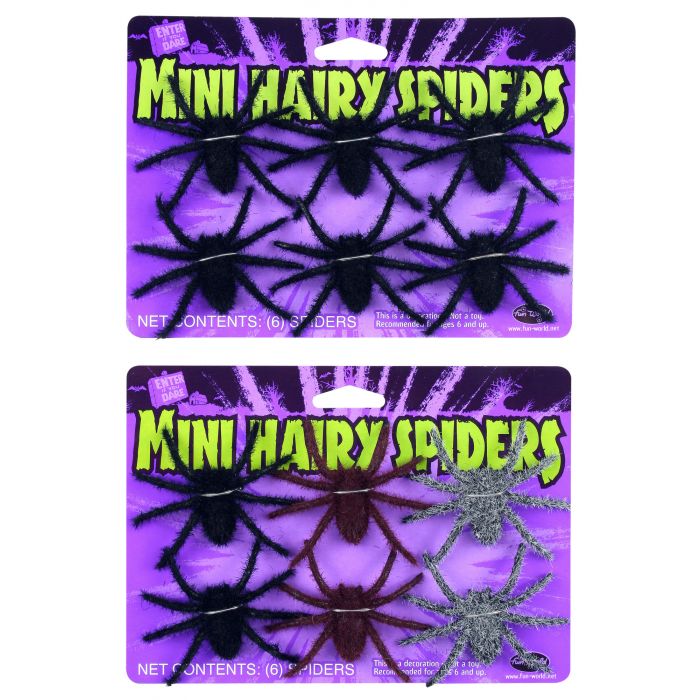 Furry eight legged spiders