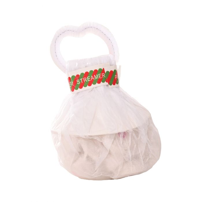 White Handheld Party Streamer Bundles