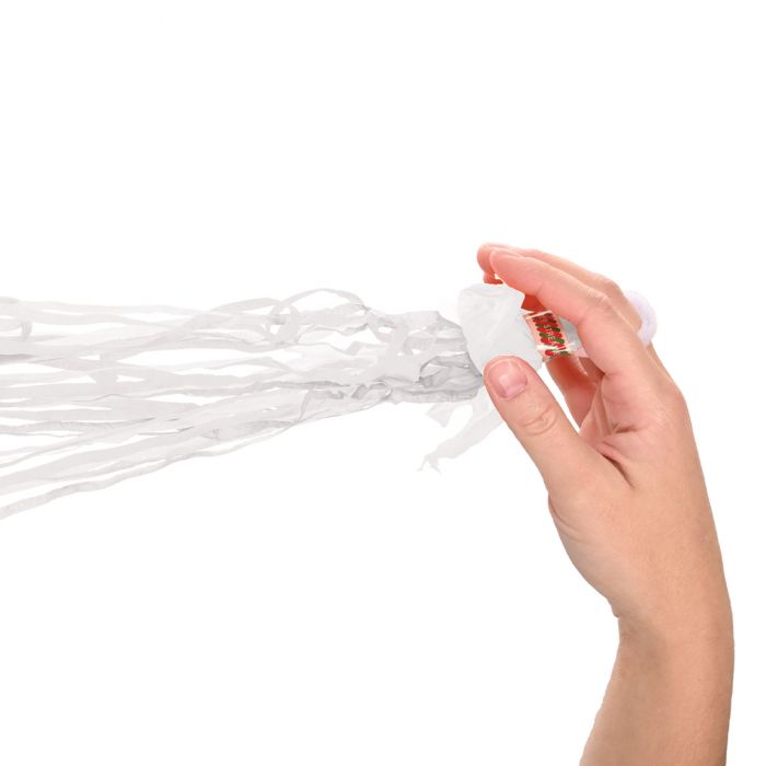 White Handheld Party Streamer Bundles