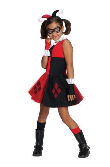 Red and black tutu dress, headpiece, collar, mask and glovelettes