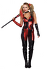 Red and black harley quinn
