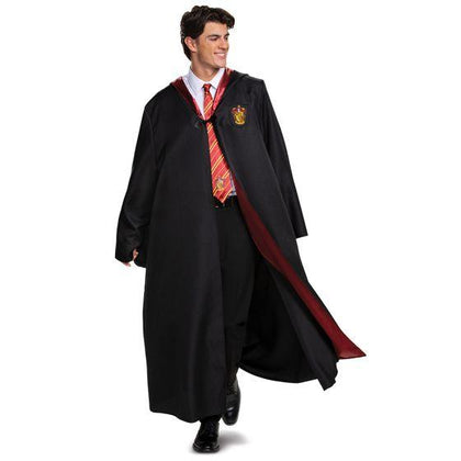 Black robe with red accents and emblem