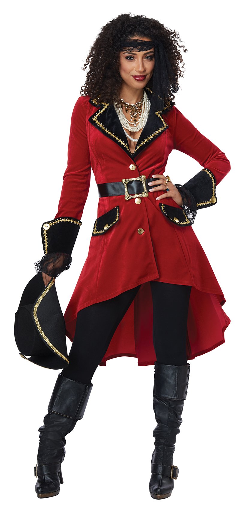 Red Women's Pirate Outfit