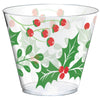 Holly Plastic 9oz Tumbler 40ct | Christmas