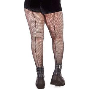Back Seam Fishnet Pantyhose