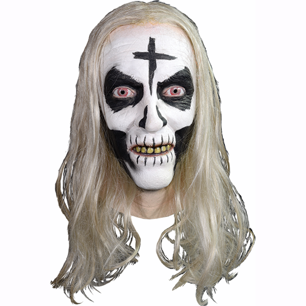 Black and white painted face