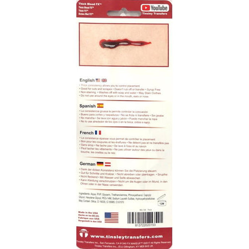 Blood FX Gel -Tinsley Transfers MU-130