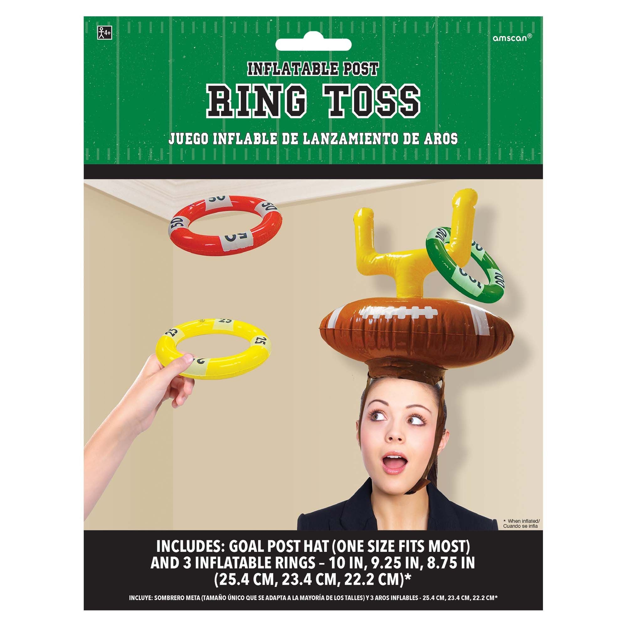 Inflatable Post Ring Toss | Football