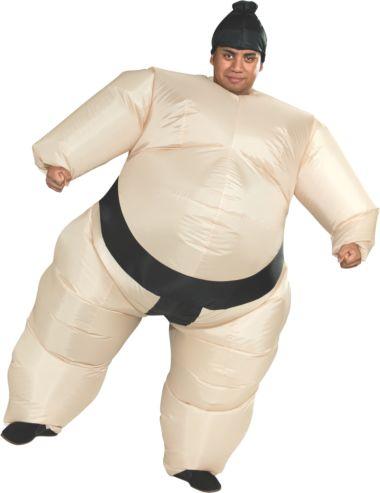 Sumo suit and battery operated fan