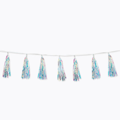 Iridescent Tassel Garland