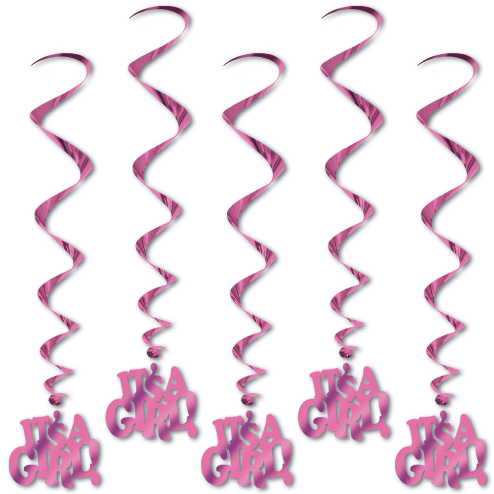 It's A Girl! Whirls 3'