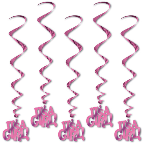 It's A Girl! Whirls 3'