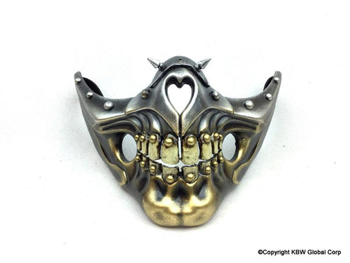 Skull Jaw with Spikes on Top of Nose