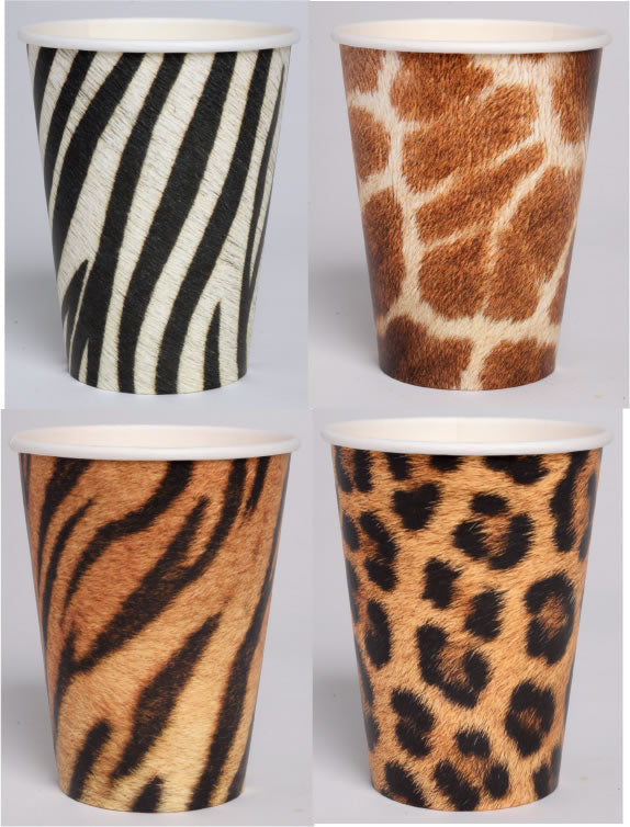 Jungle Animals 12oz Paper Cup 8ct | Kid's Birthday