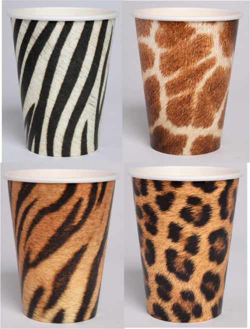 Jungle Animals 12oz Paper Cup 8ct | Kid's Birthday