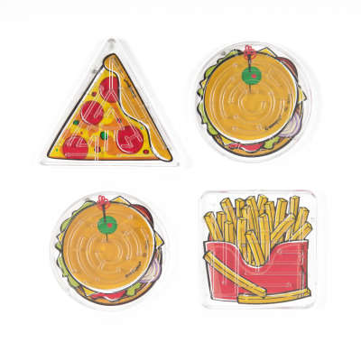 Junk Food Ball Maze Game Favors 4ct