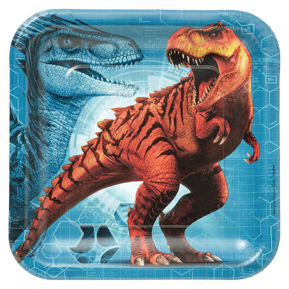 Jurassic World™ Square Plates, 9