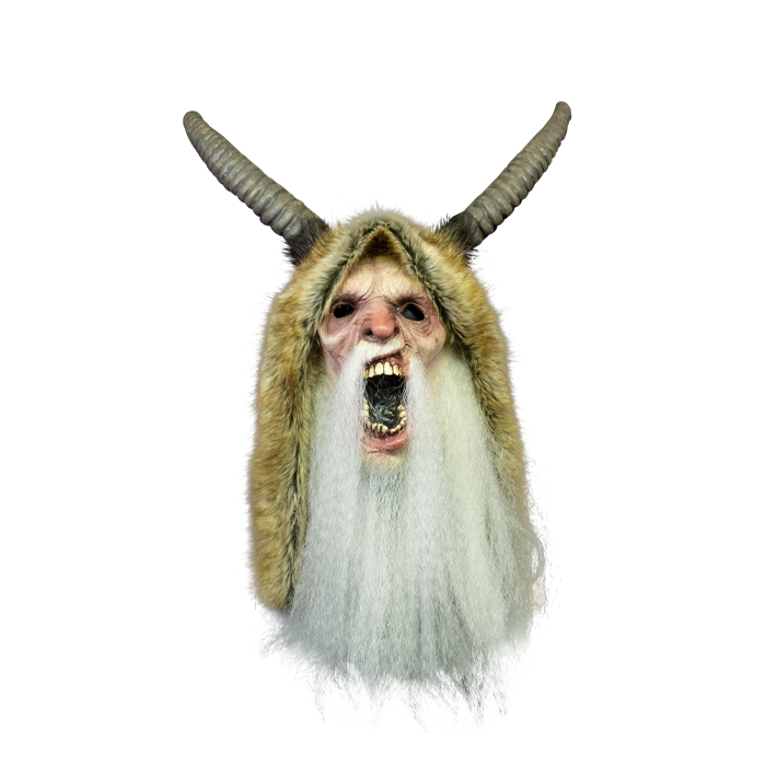 Mask, horns and santa hood