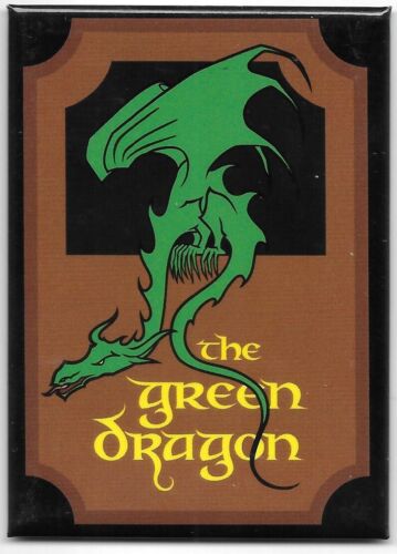 LOTR The Green Dragon Sign Magnet