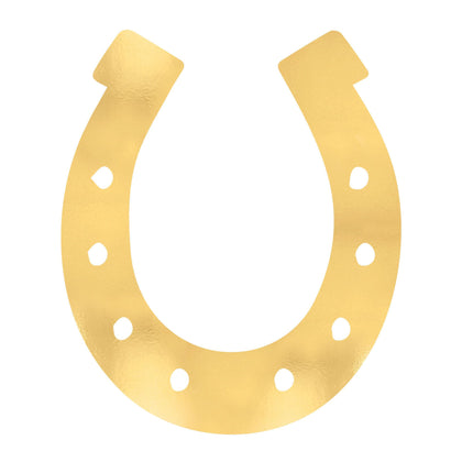 Large Foil Horseshoe Cutout