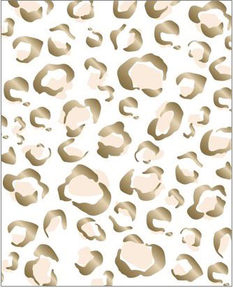 Leopard Print Gold Hot Stamp | Gift Wrap