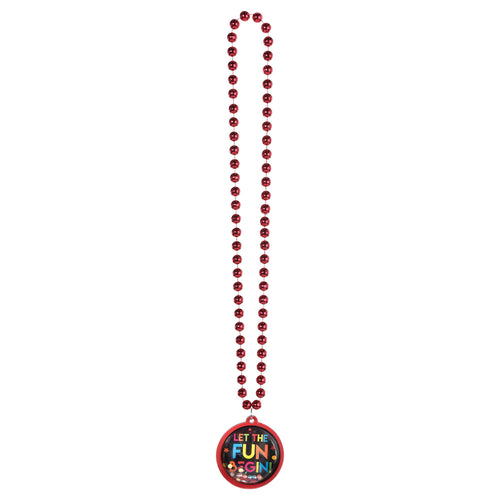 Let The Fun Begin Bead Necklace