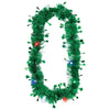 Light Up Tinsel Necklace Green | Christmas