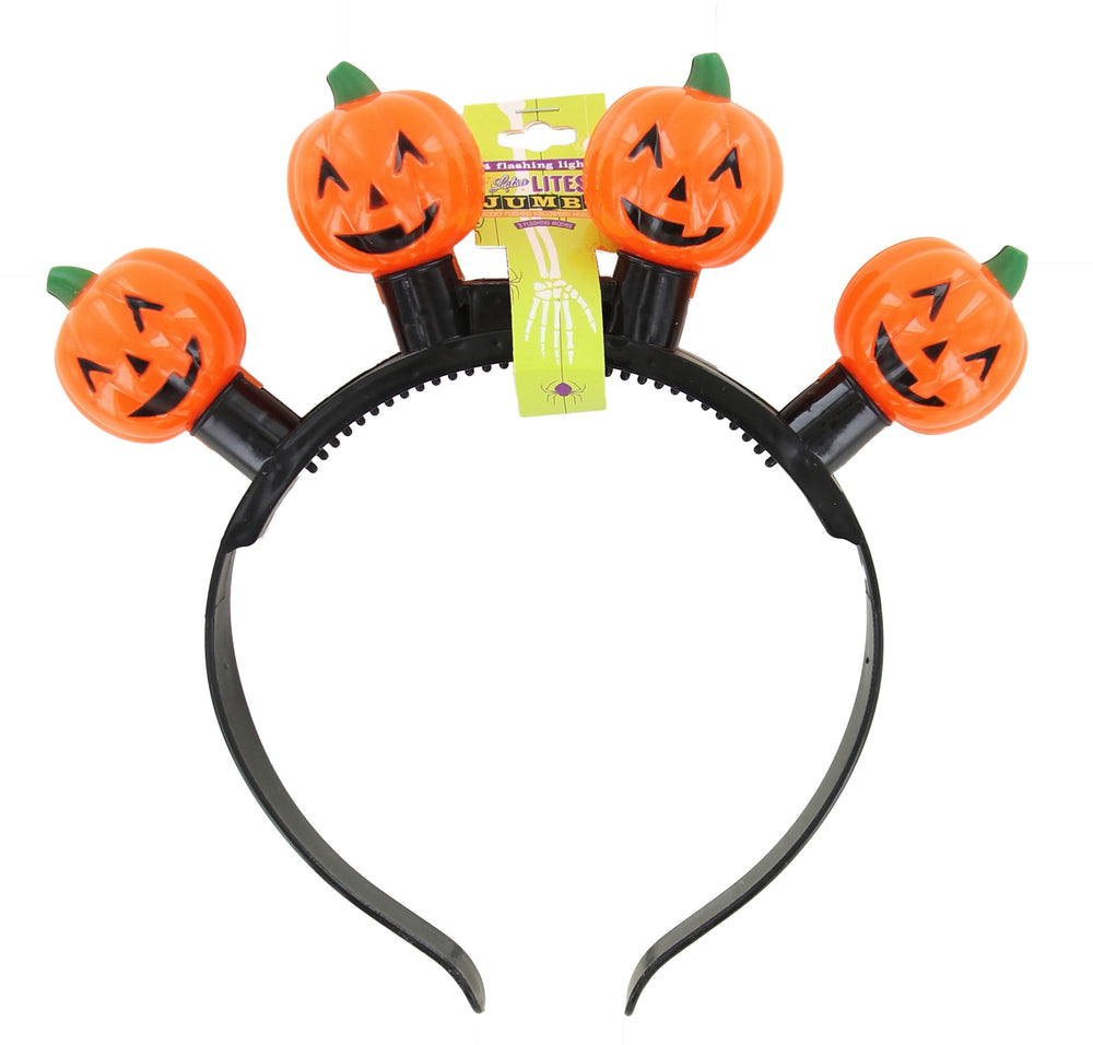 Light up Pumpkin Headband