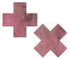 Liquid Baby Pink Cross Nipple Pasties by Pastease®